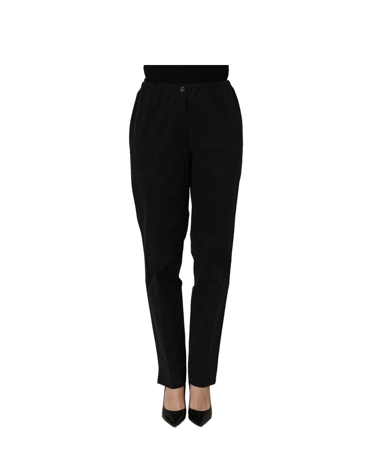 QL2 Trouser in black, Cotton — view 3