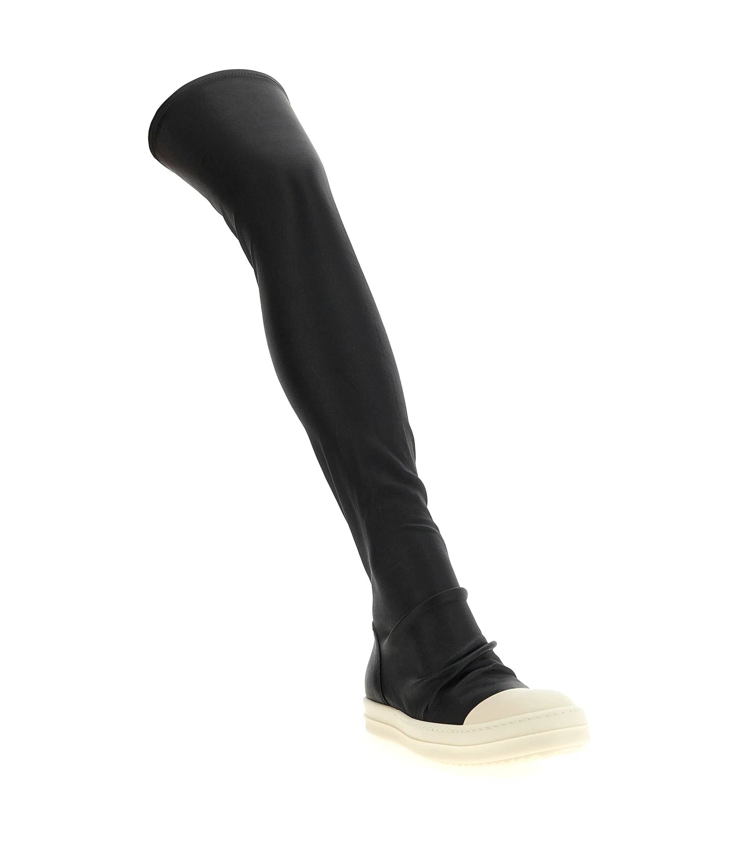 Rick Owens Knee High Boots in black, Leather โ view 2