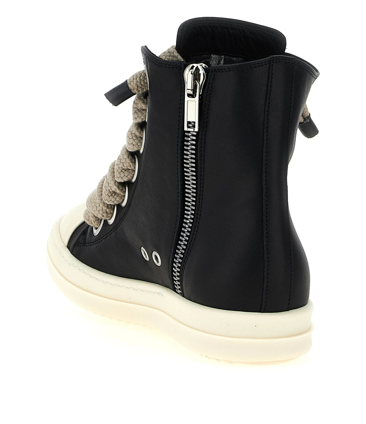 Rick Owens Sneakers in black, Calfskin Leather — view 3