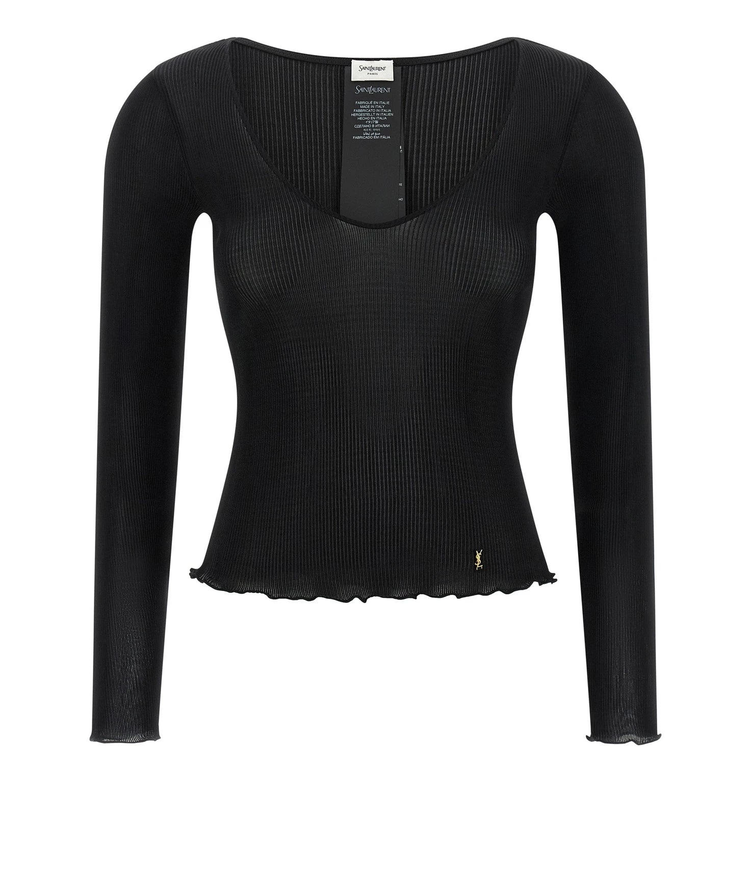 Saint Laurent Blouse in black, Silk