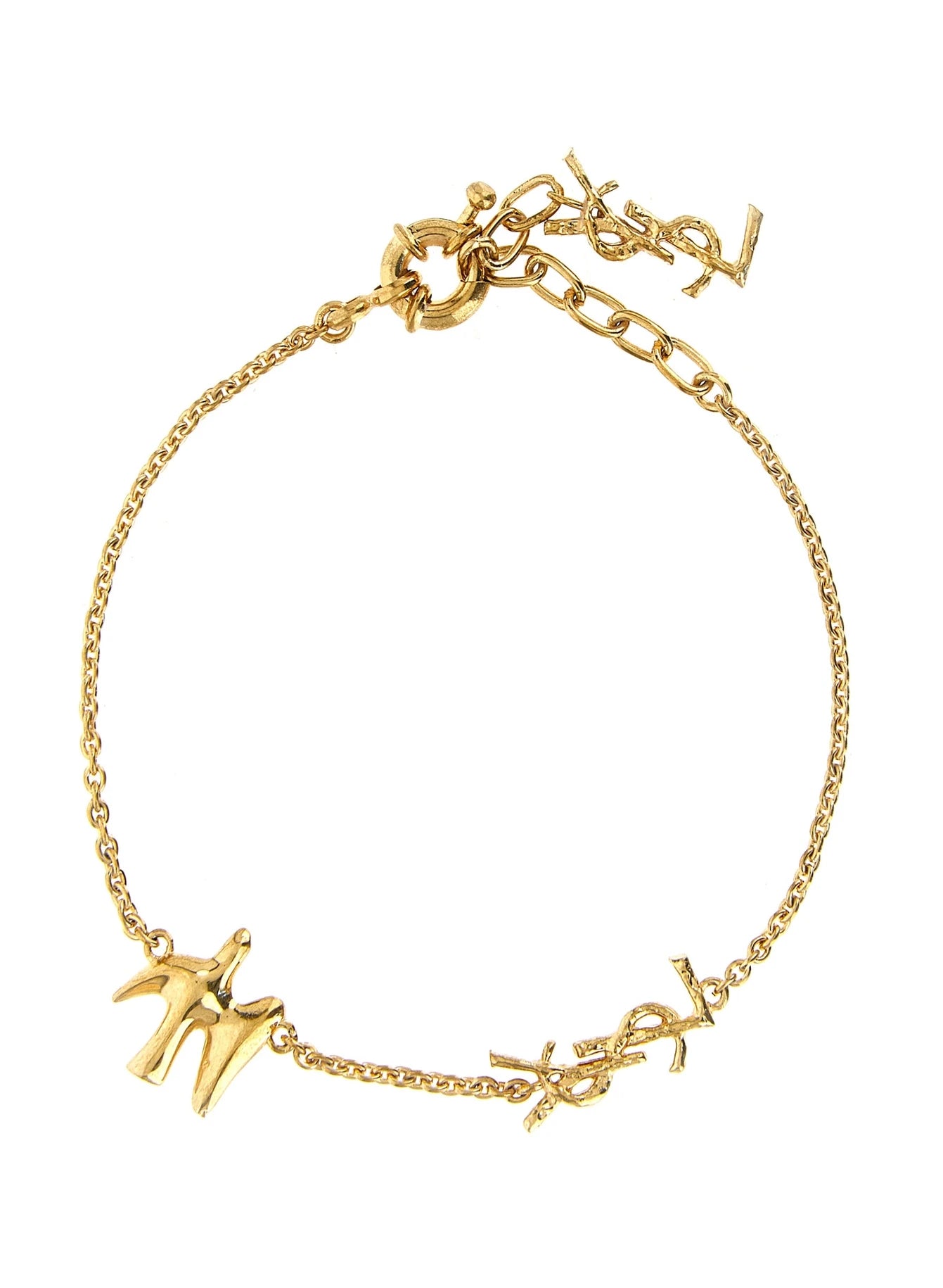 Saint Laurent Bracelet in gold, Brass