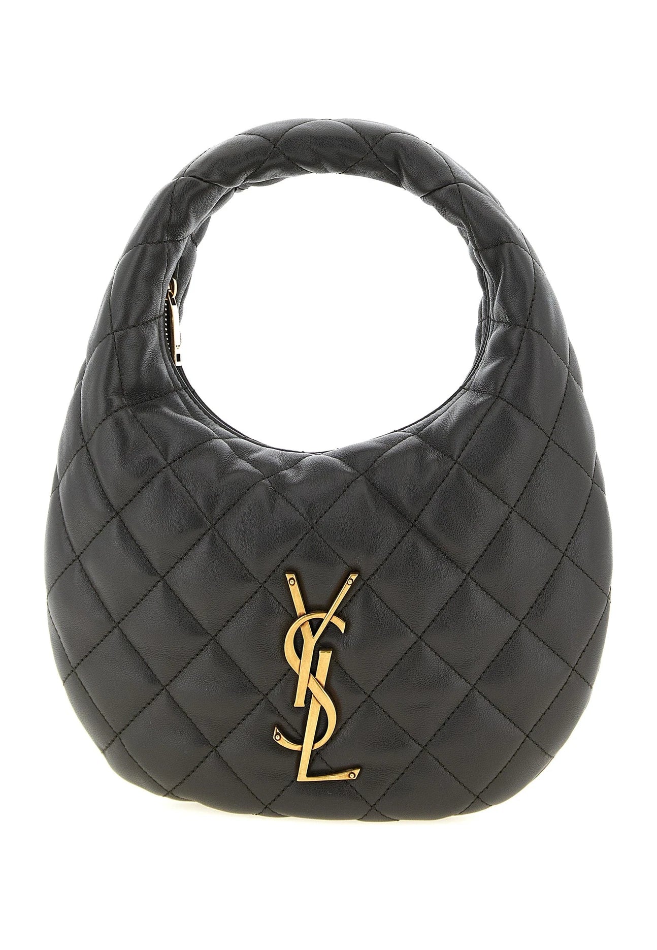 Saint Laurent Hobo Bag in brown, Lamb Leather
