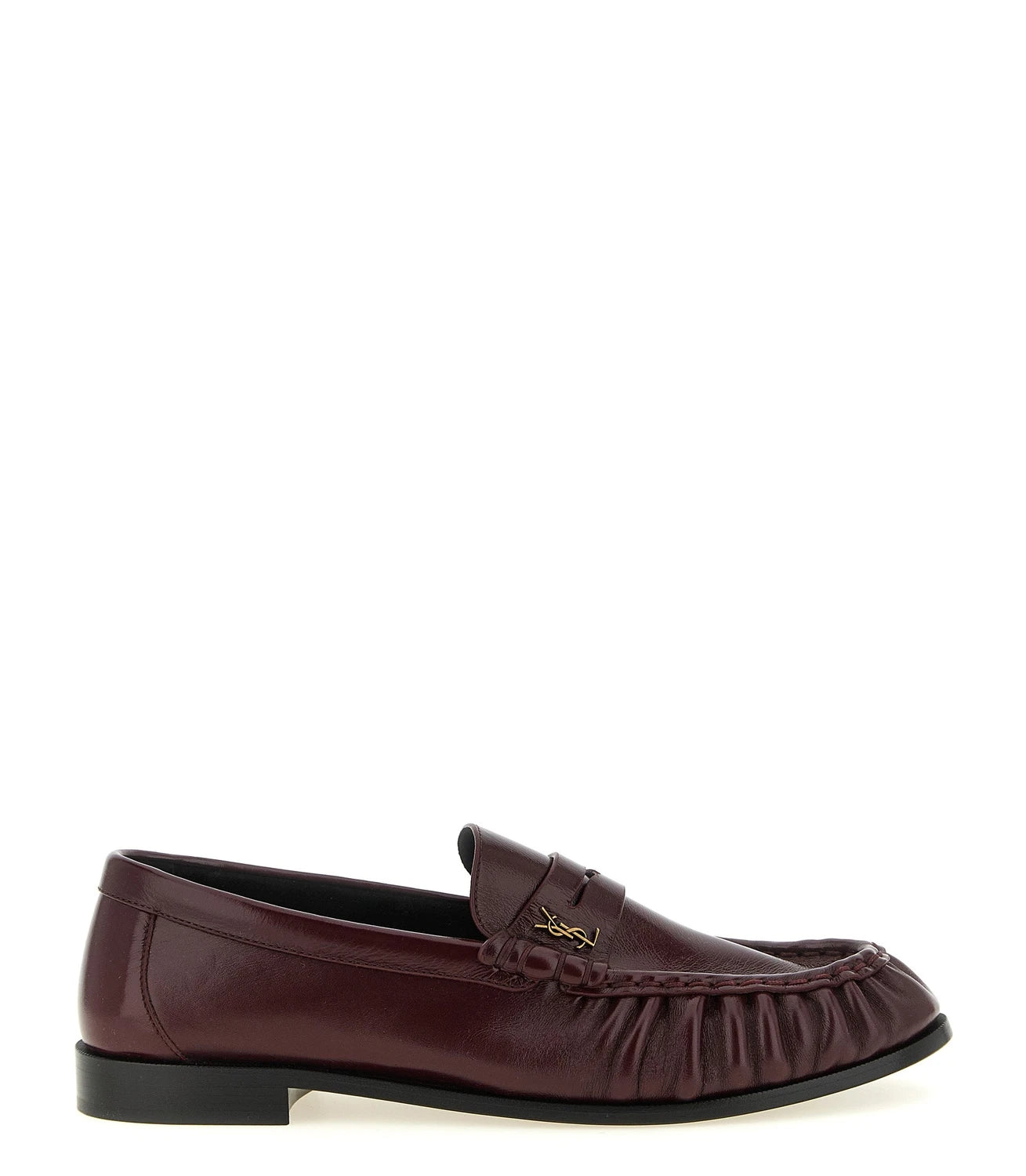 Saint Laurent Loafers in red, Calfskin Leather