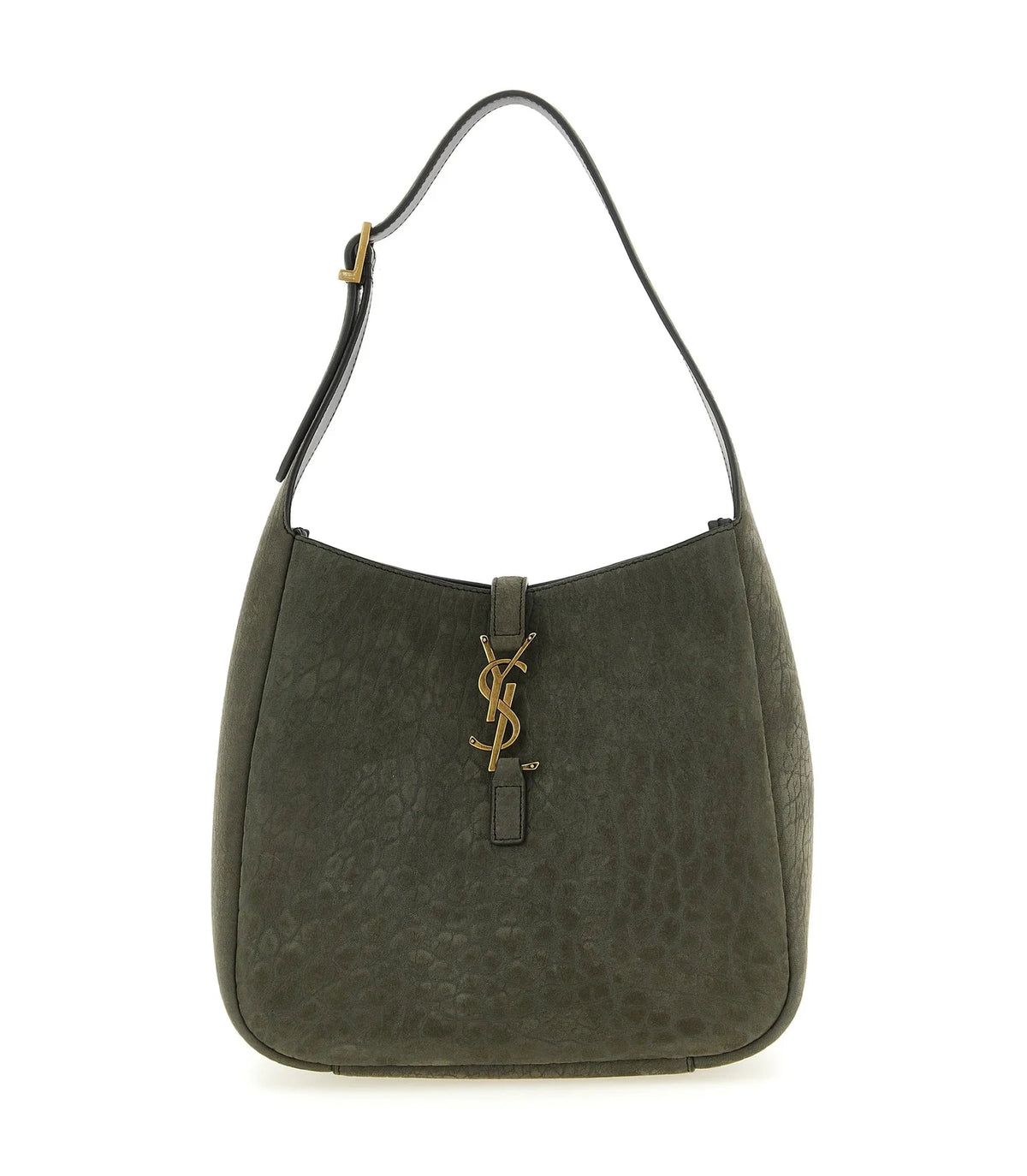 Saint Laurent Shoulder Bag in gray, Lamb Leather