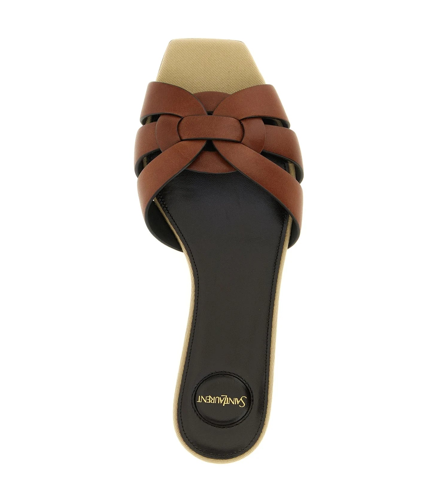 Saint Laurent Brown Slides