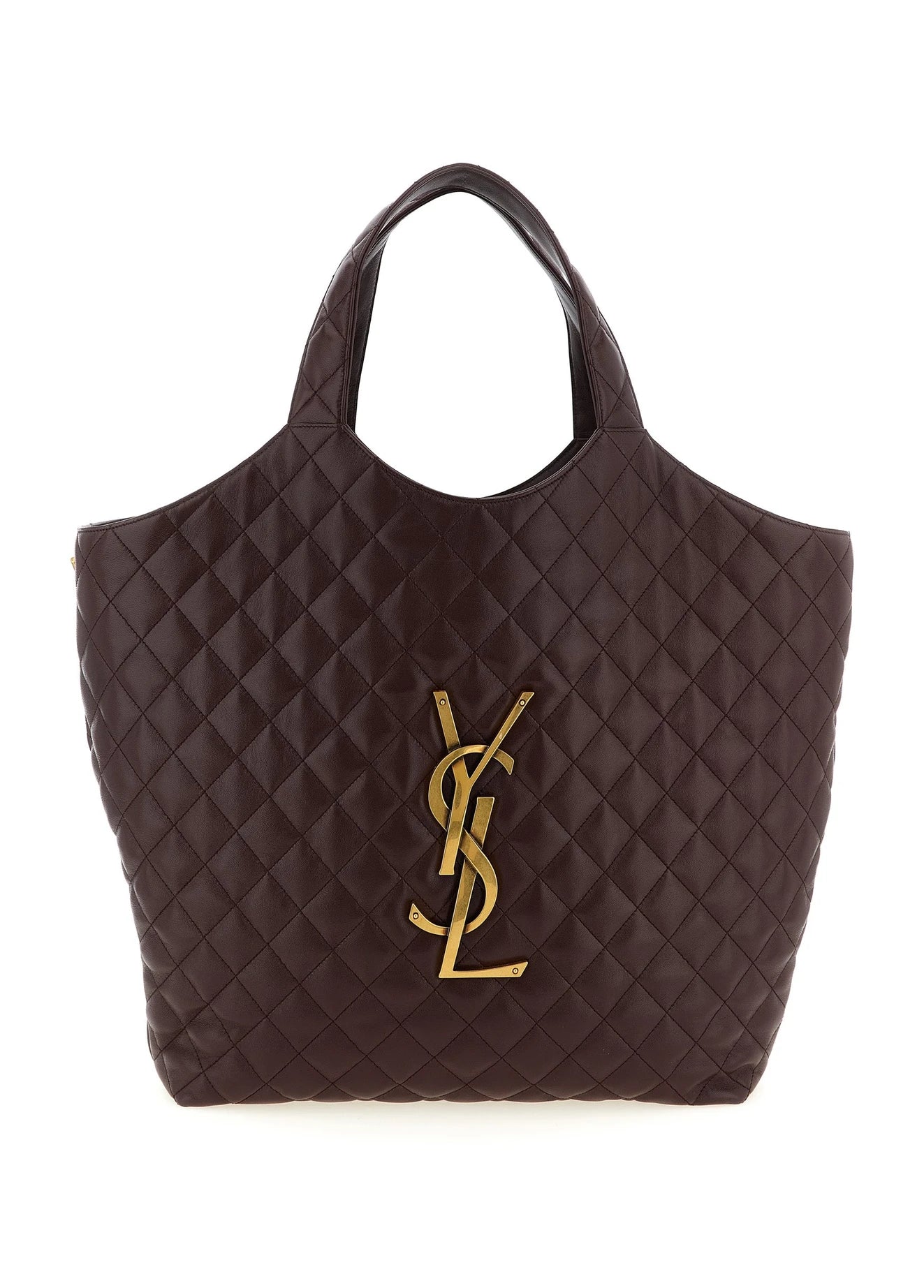 Saint Laurent Tote Bag in red, Lamb Leather