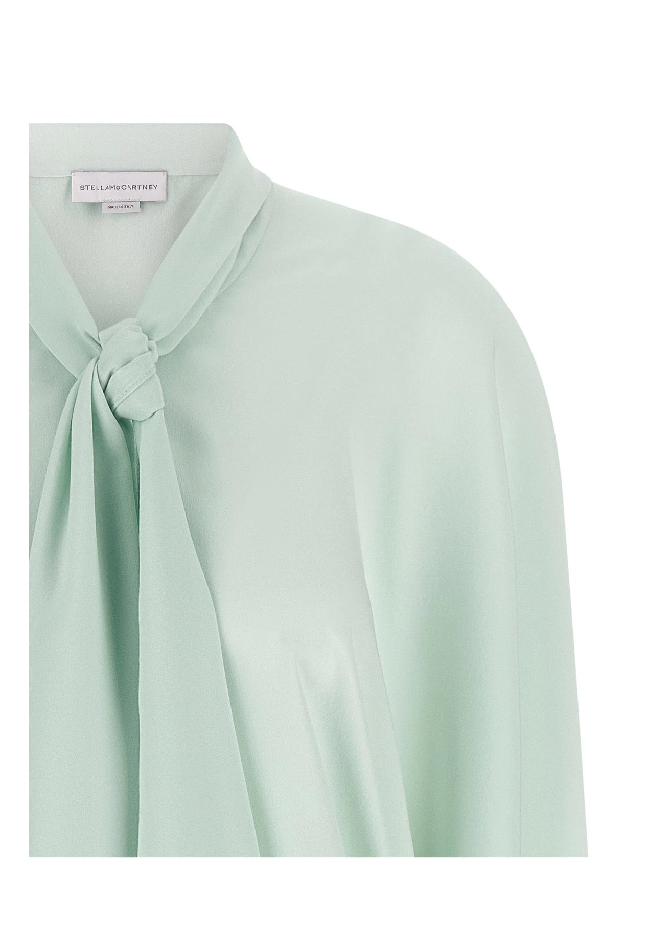 Stella McCartney Blouse in green, Silk — view 3