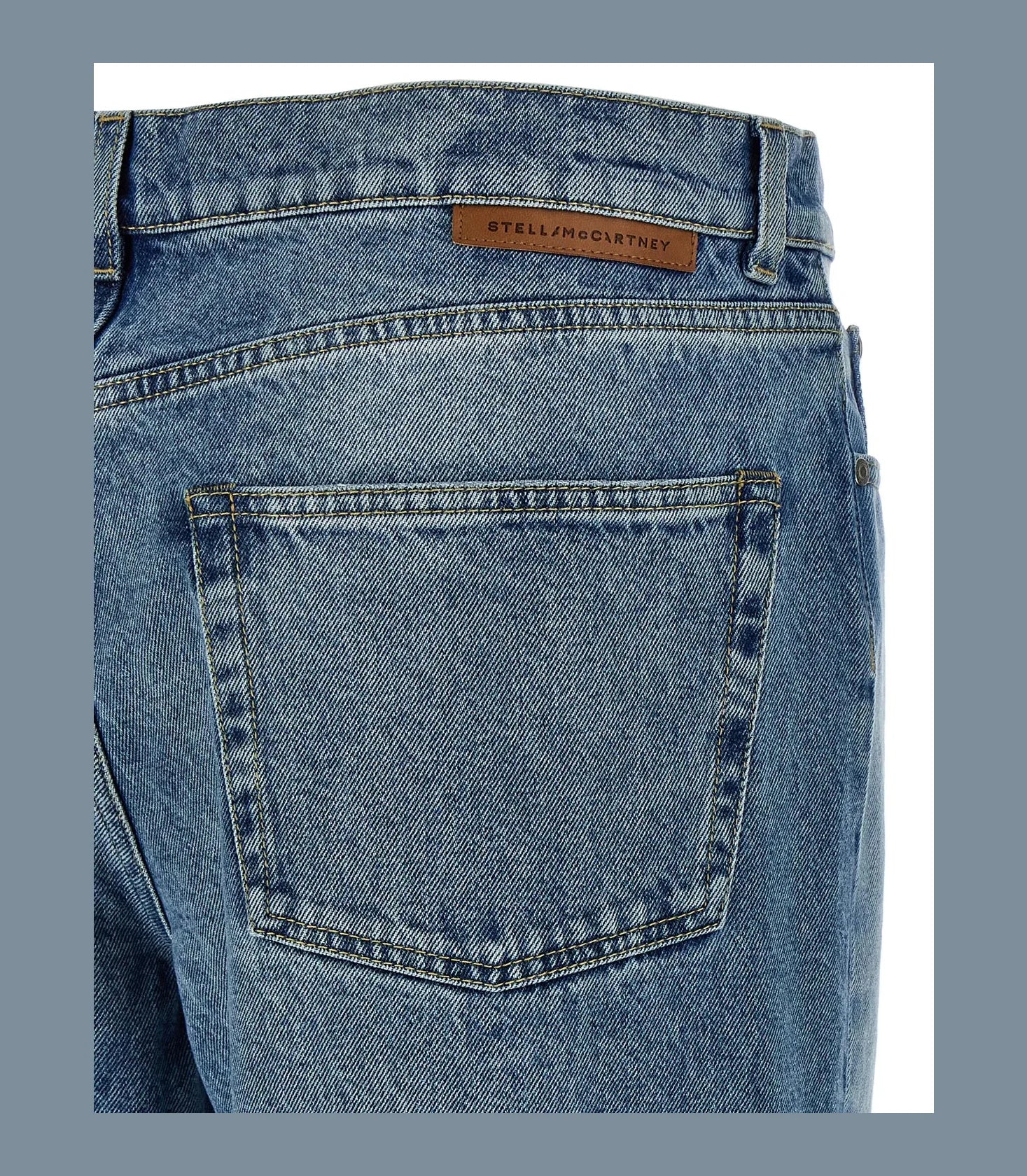 Stella McCartney Jean in blue, Cotton — view 4