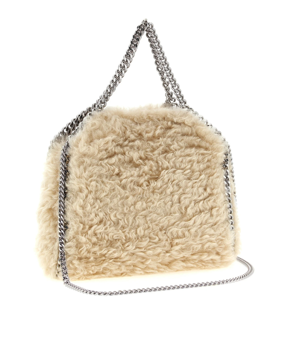 Stella McCartney Satchel Bag in beige, Polyester — view 2