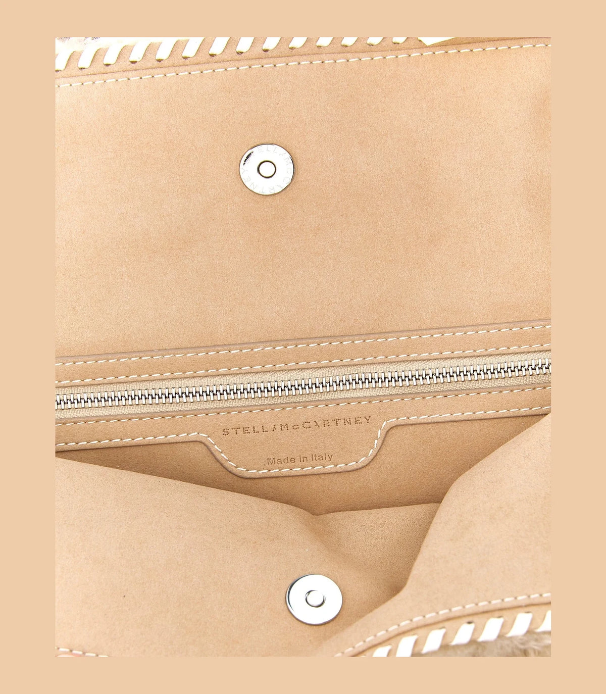 Stella McCartney Shoulder Bag in beige, Polyester β view 4