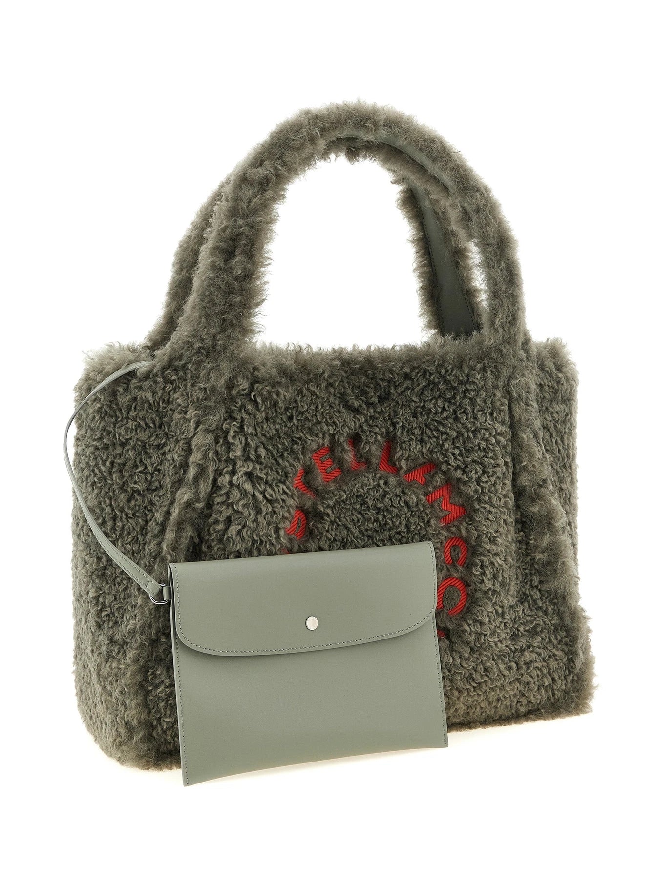 Stella McCartney Shoulder Bag in gray, Polyester — view 3