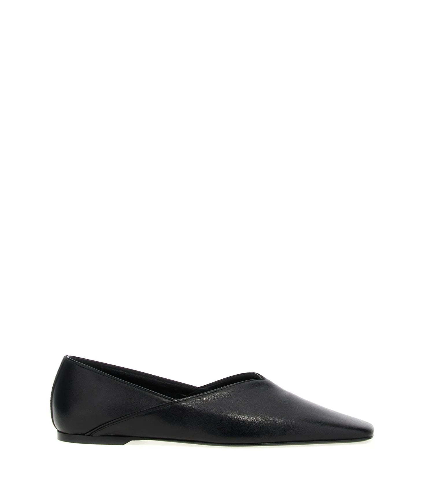 Toteme Ballet Flats in black, Calfskin Leather