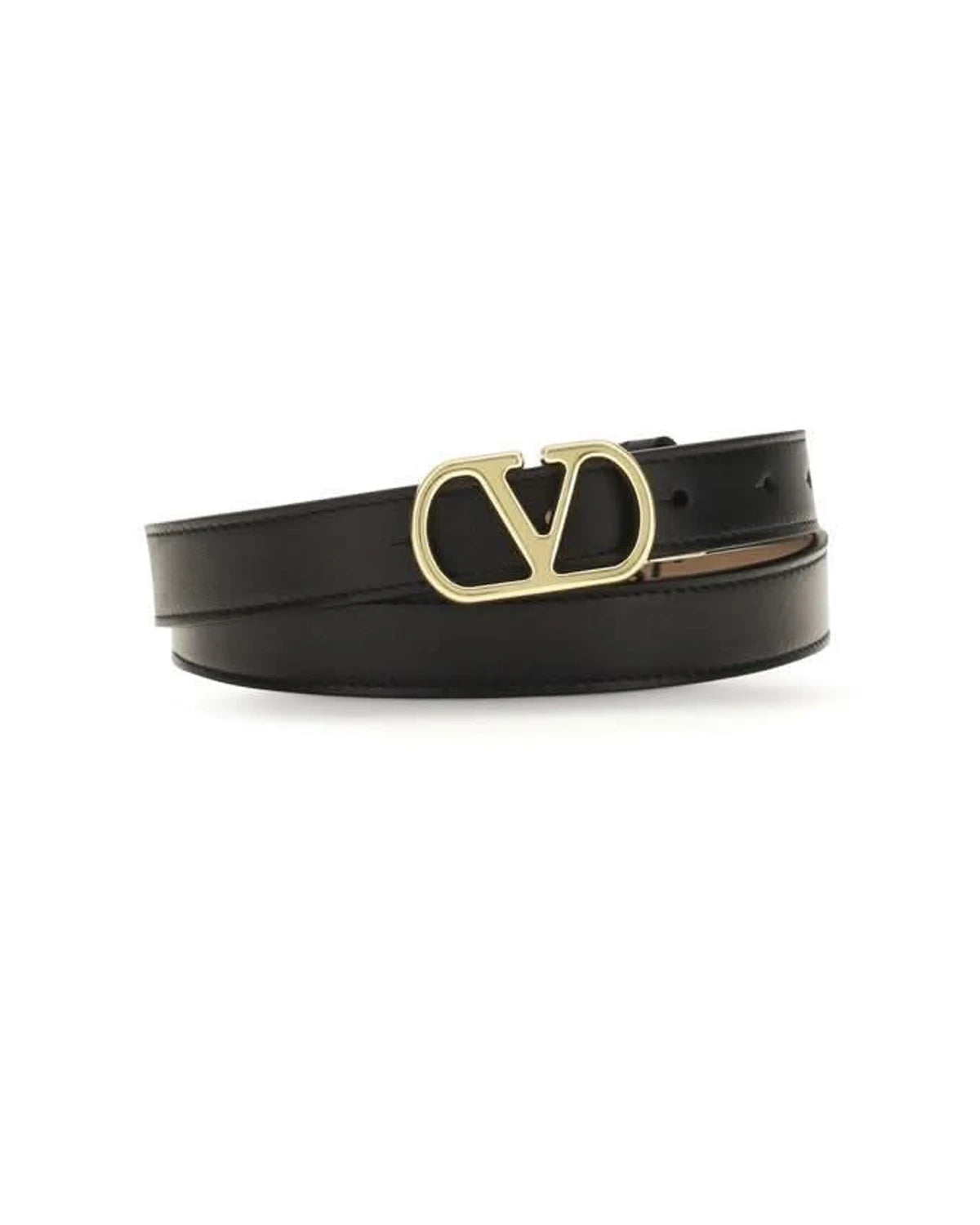 Valentino Garavani Belt in black, Calf Leather