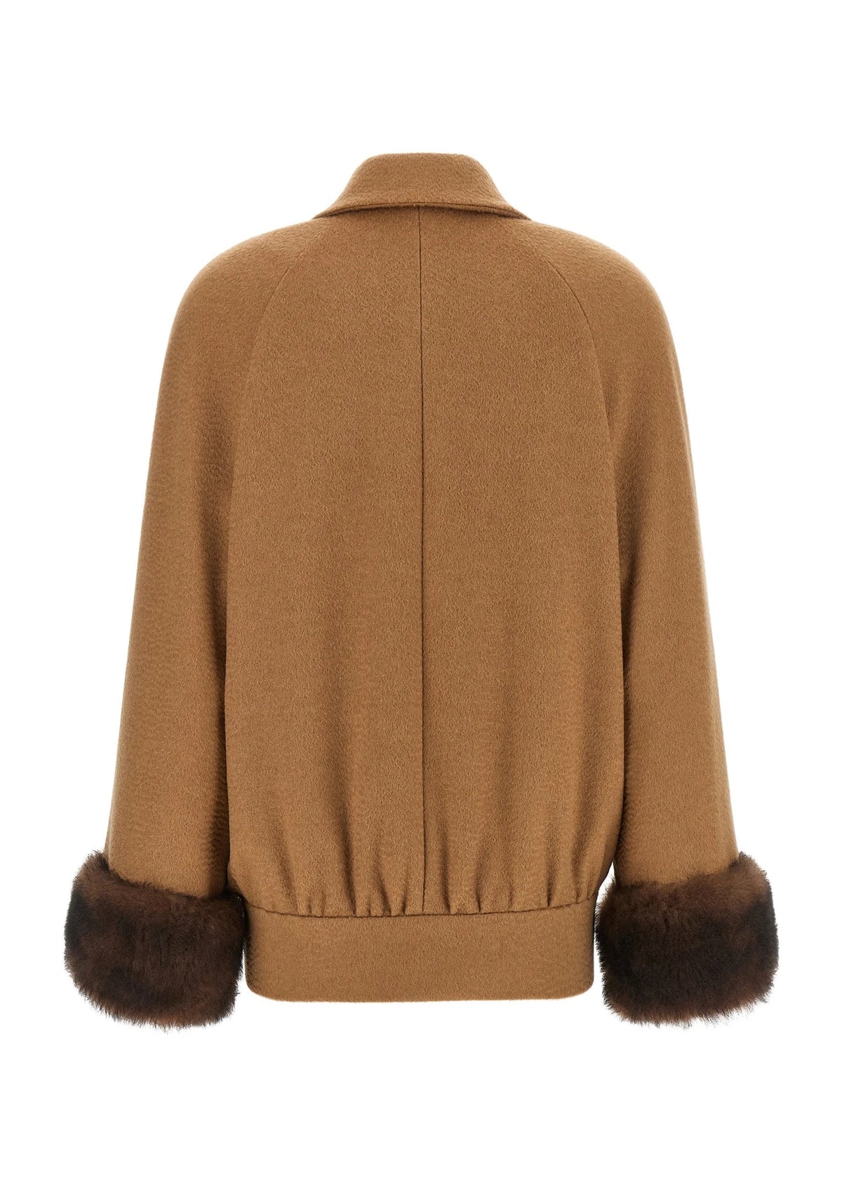 Valentino Garavani Bomber Jacket in brown, Lamb Fur — view 2