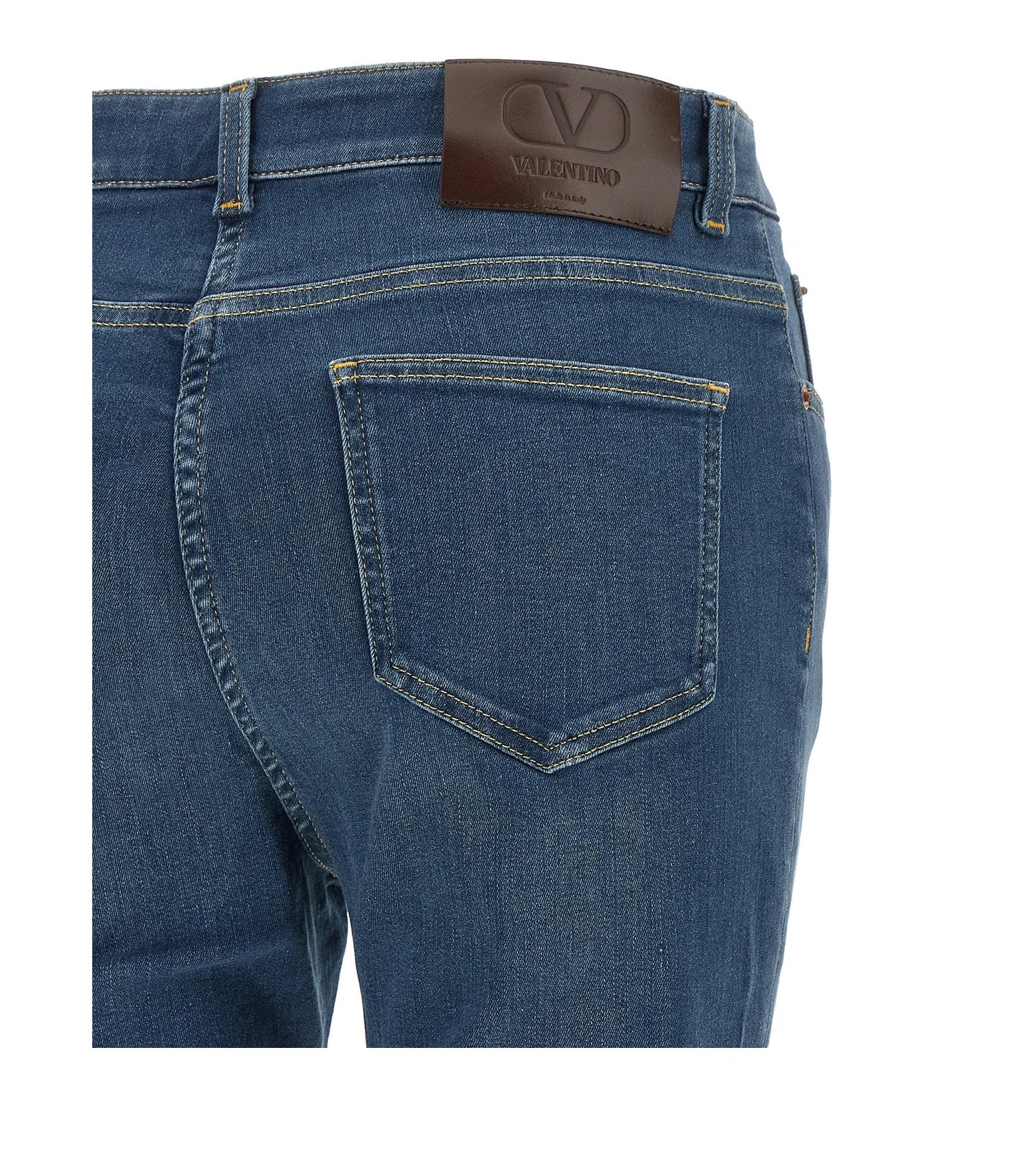 Valentino Garavani Jean in blue, Cotton Denim — view 4