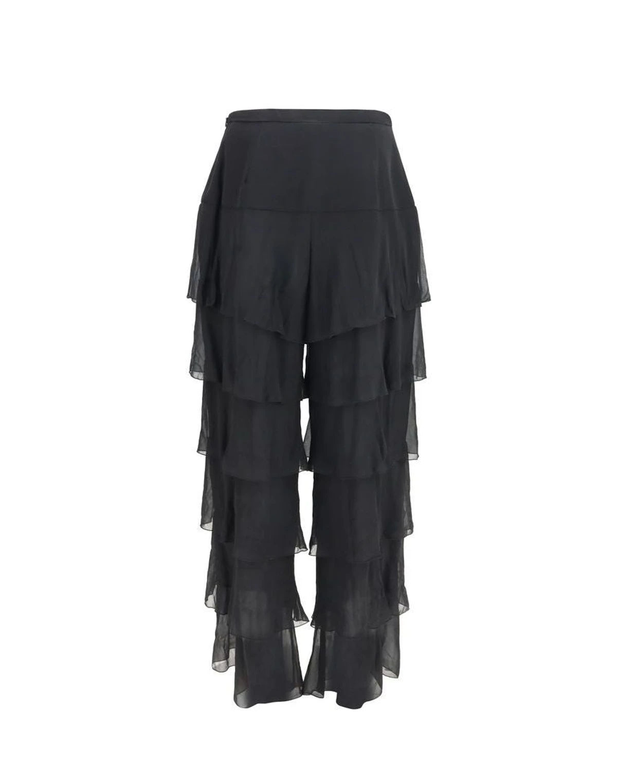 Valentino Garavani Palazzo Pant in black, Silk — view 2