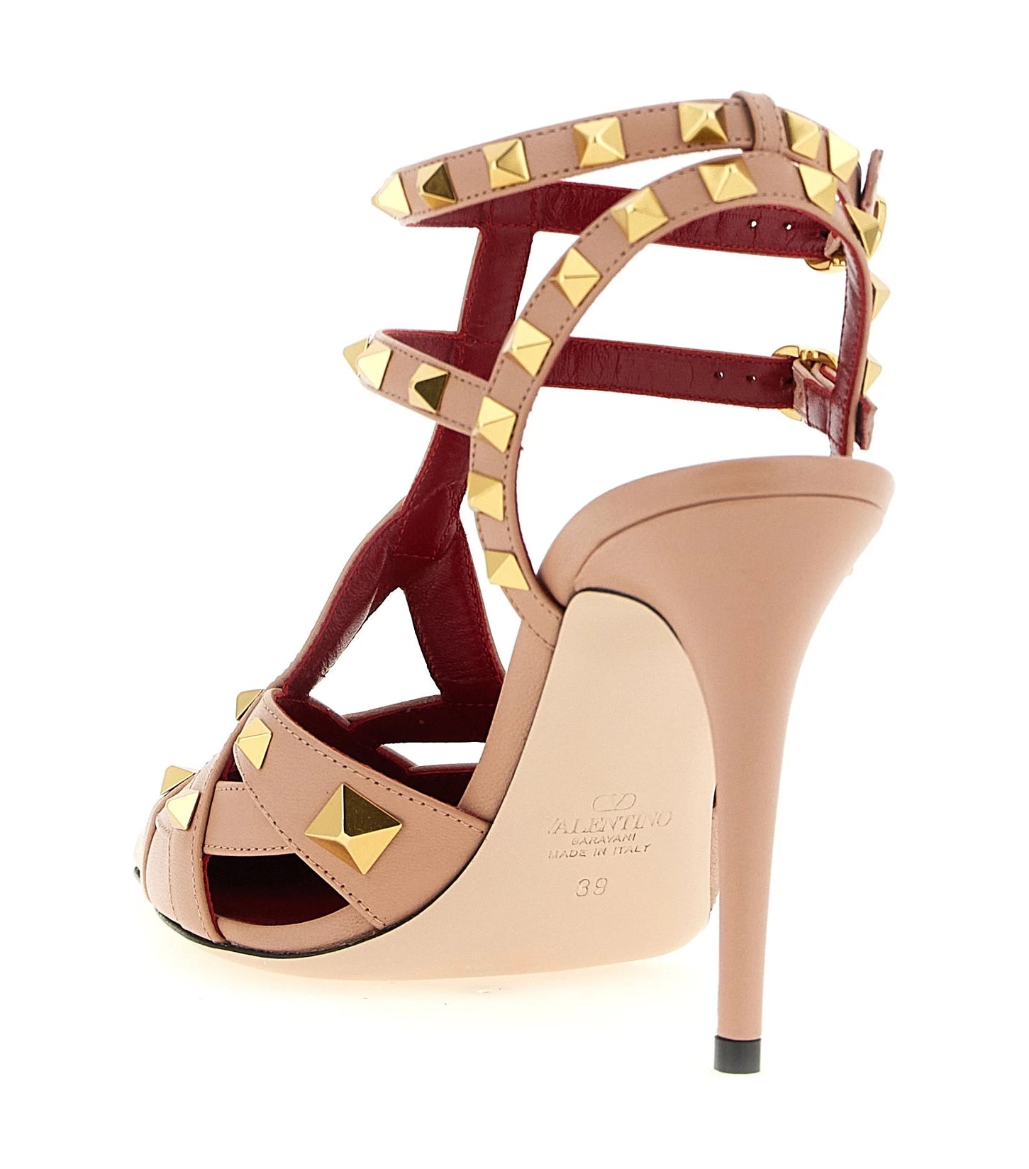 Valentino Garavani Pumps in pink, Calfskin Leather — view 3