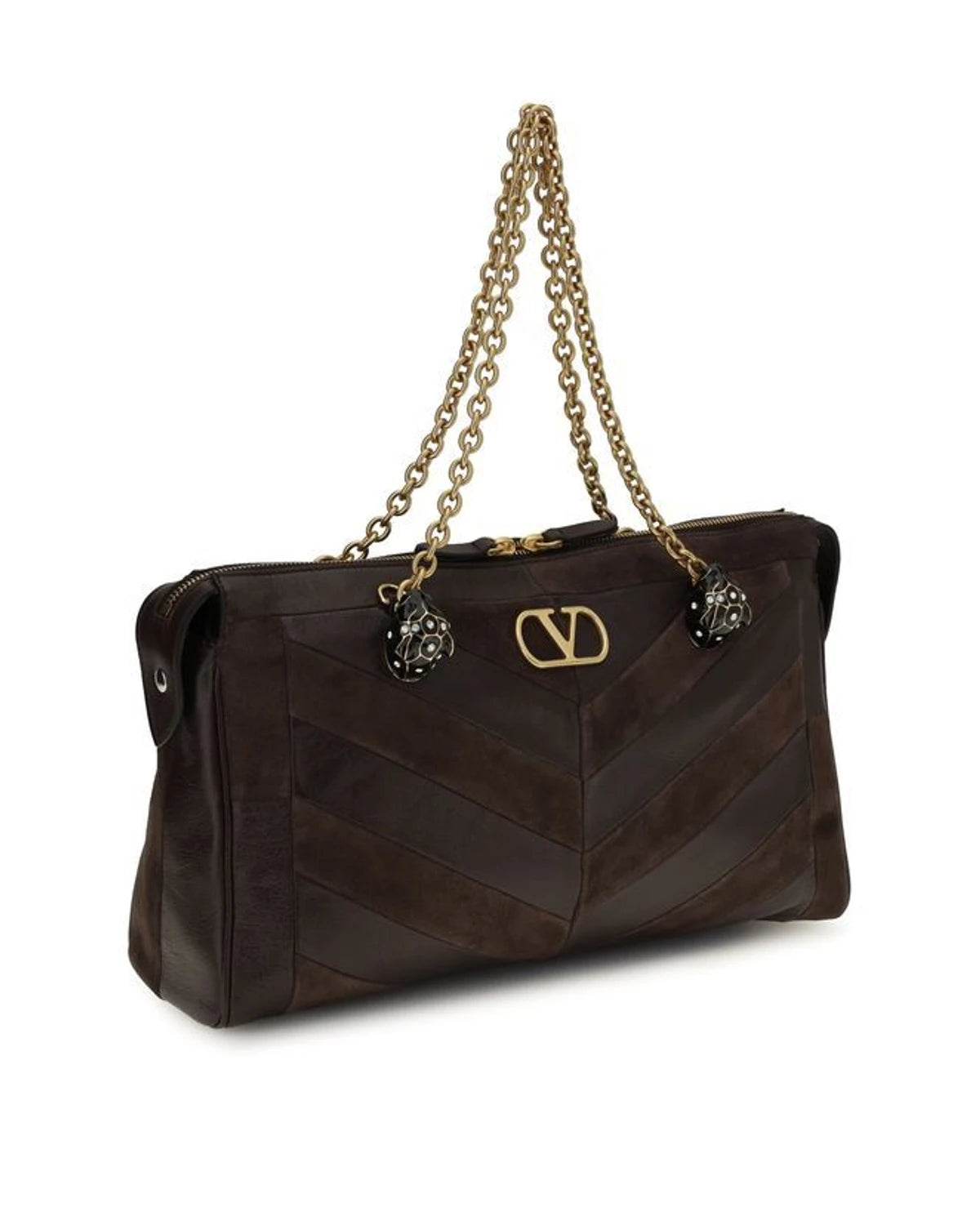 Valentino Garavani Shoulder Bag in brown, Calf Leather — view 2