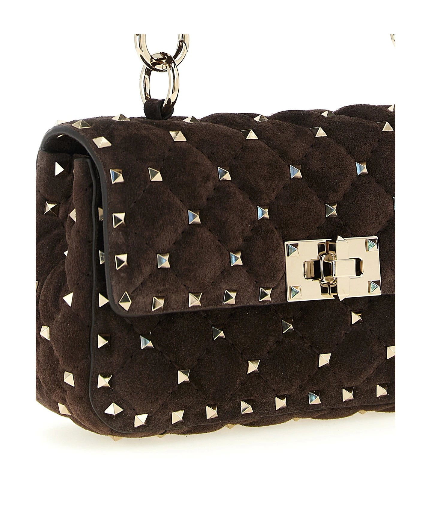 Valentino Garavani Shoulder Bag in brown, Calfskin Leather β view 3