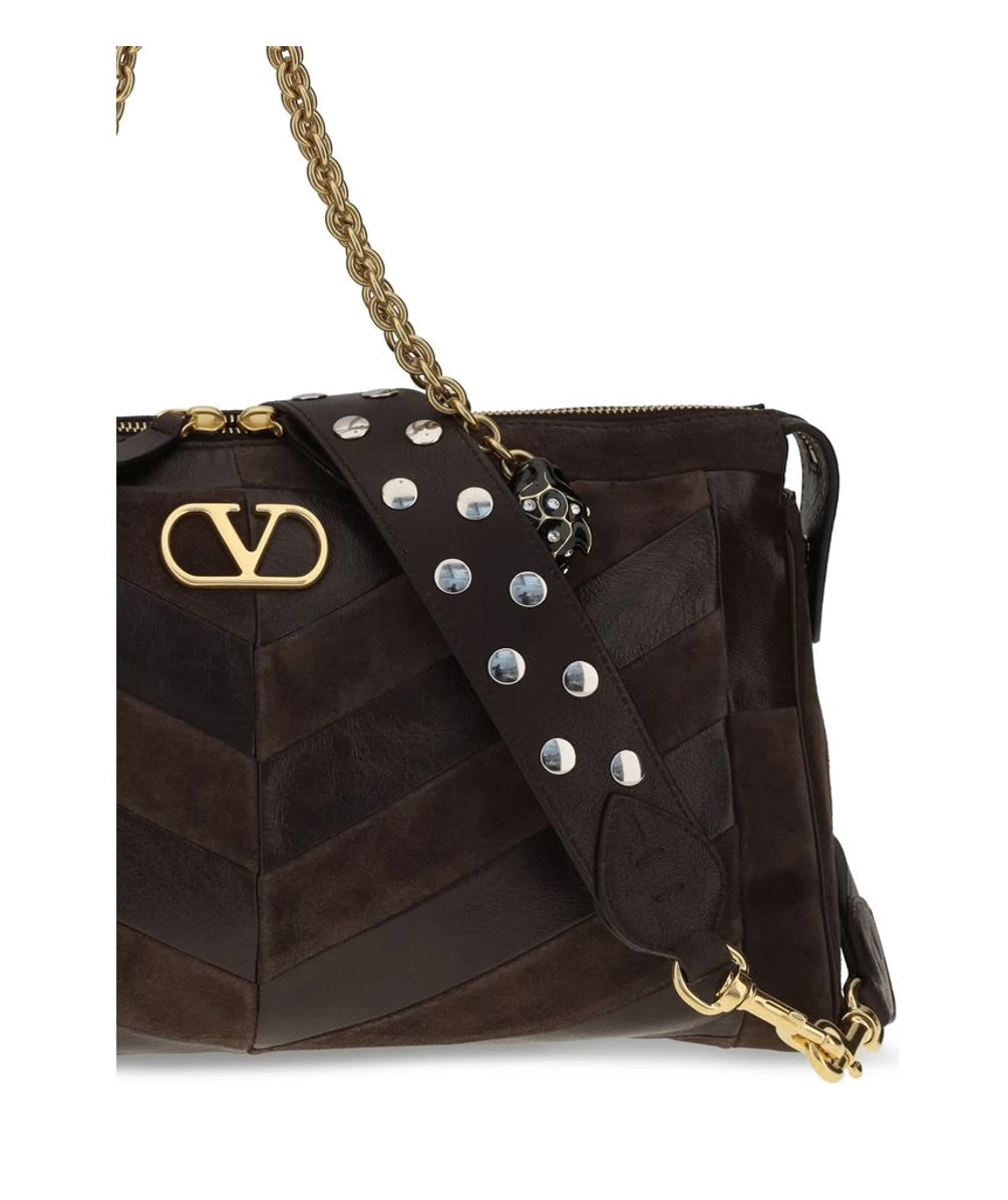 Valentino Garavani Shoulder Bag in brown, Calf Leather — view 4