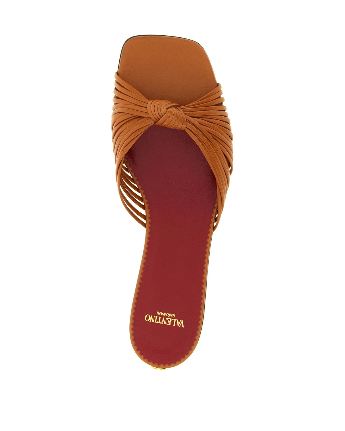 Valentino Garavani Slides in brown, Goat Leather — view 4