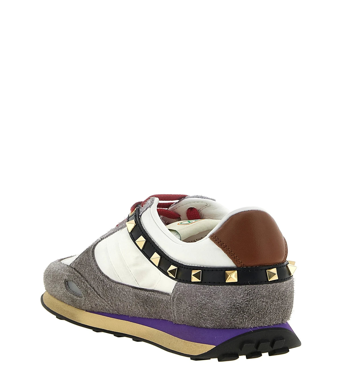 Valentino Garavani Sneakers in multicolor, Calfskin Leather — view 3