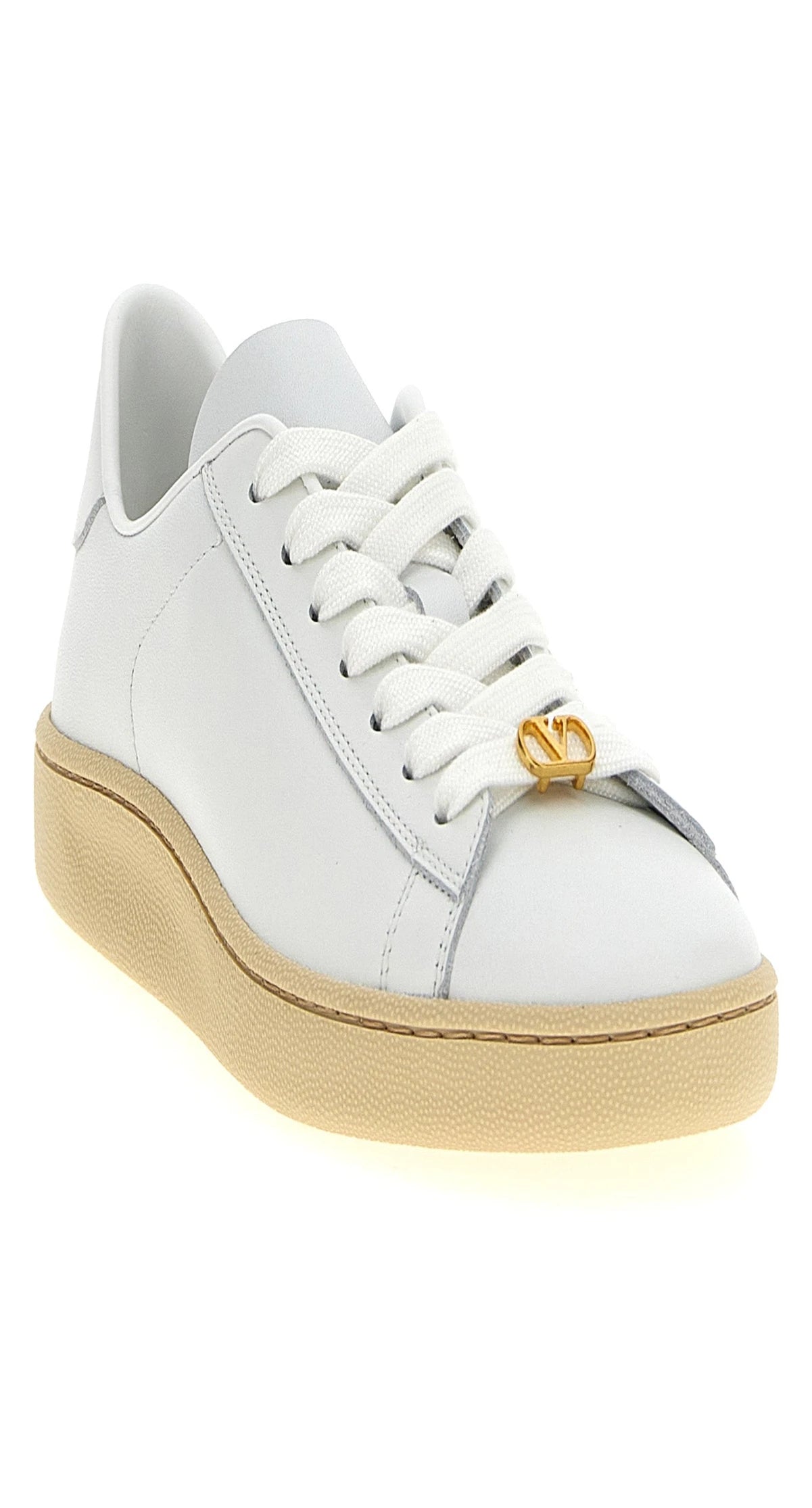 Valentino Garavani Sneakers in white, Calfskin Leather — view 2