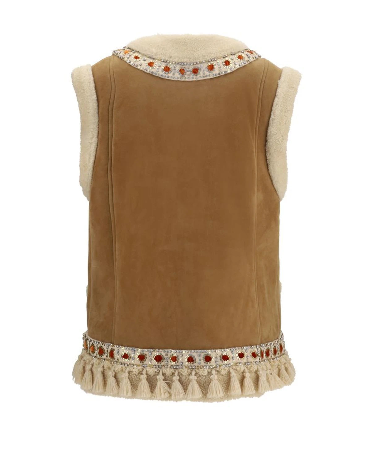Valentino Garavani Vest in beige, Lamb — view 2