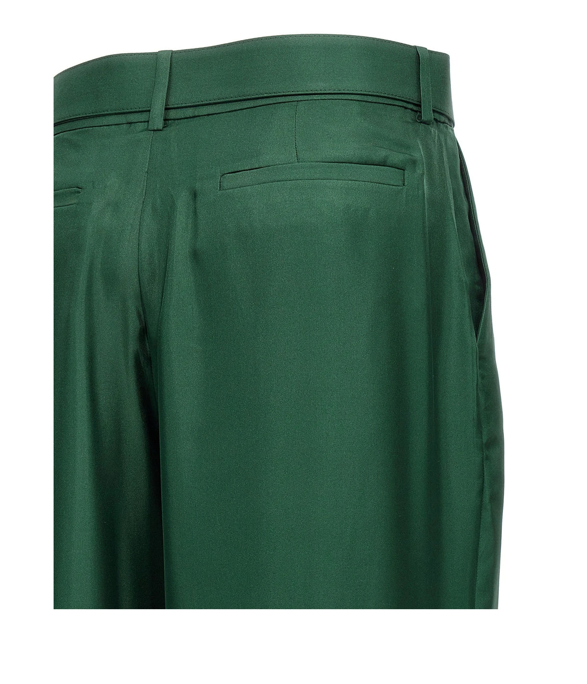 Zimmermann Palazzo Pant in green, Silk — view 4