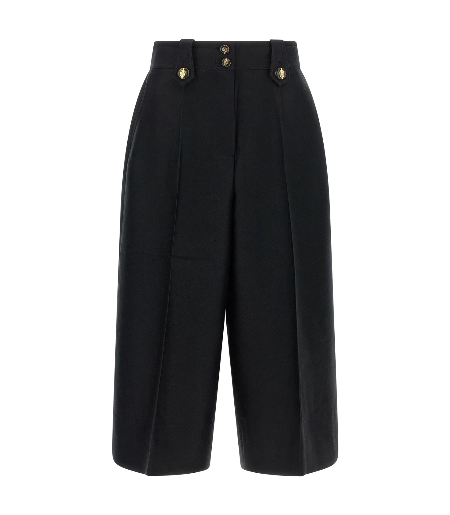 Zimmermann Short Trouser in black, Wool