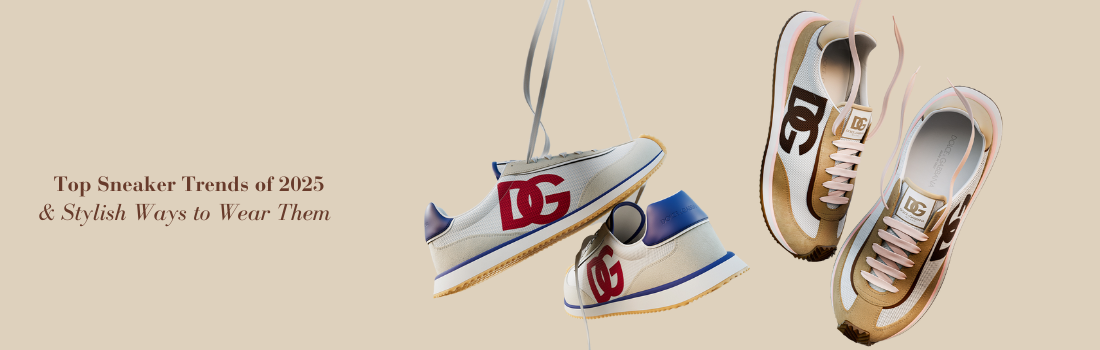 Two pairs of Dolce & Gabbana sneakers