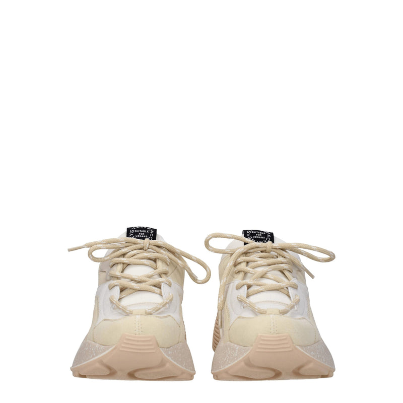 Stella Mccartney Beige Leather Chunky Sneakers Glam Steals