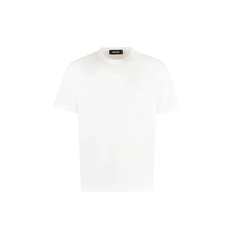 Dsquared² White Cotton T-shirt Glam Steals