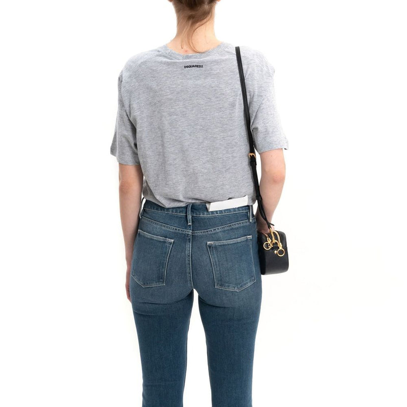 Dsquared² Gray Cotton T-shirt Glam Steals