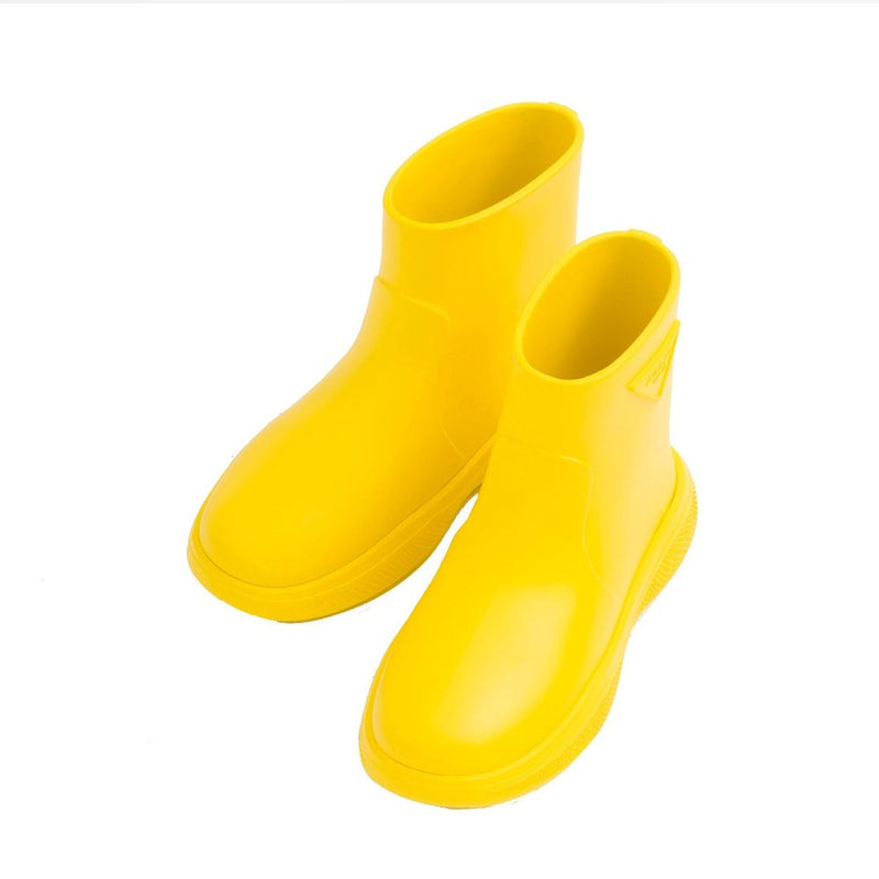 Prada Rubber Rain Boots Glam Steals