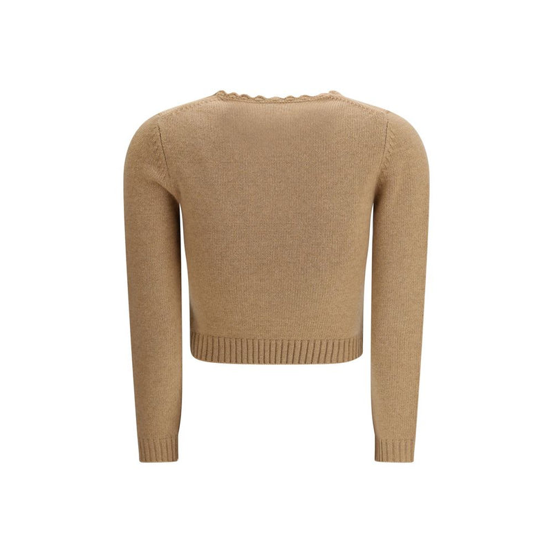 Chloé Brown Wool Sweatshirt Glam Steals