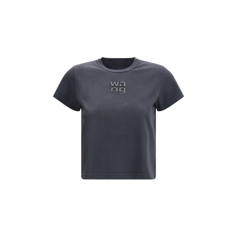 Alexander Wang Black Cotton T-shirt Glam Steals
