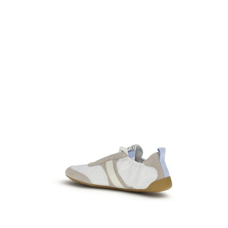 Chloé White Calf Leather Bos Taurus Athletic Sneakers Glam Steals
