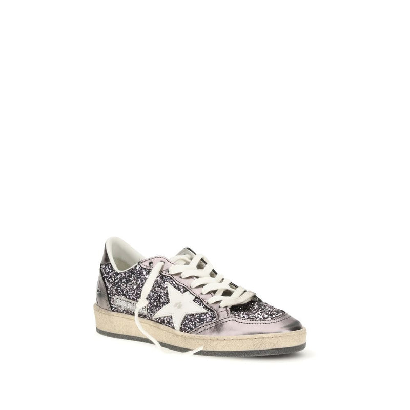 Golden Goose Gray Calf Leather Bos Taurus Low Top Sneakers Glam Steals
