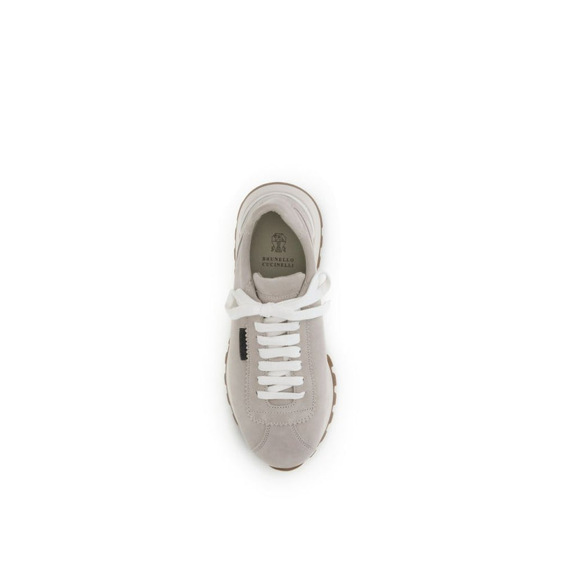 Brunello Cucinelli Gray Rubber Platform Sneakers Glam Steals