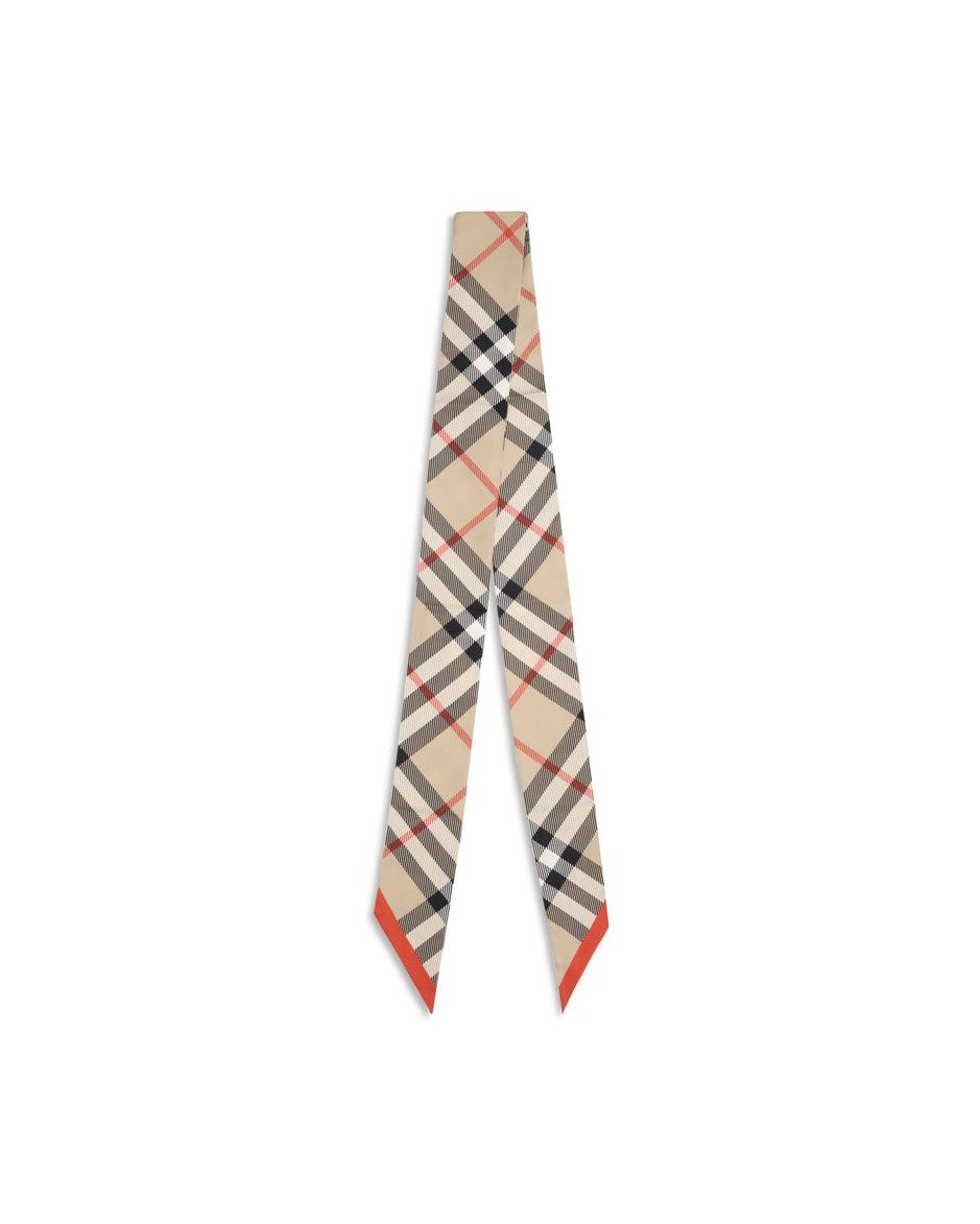 Burberry Beige Silk Scarf Glam Steals