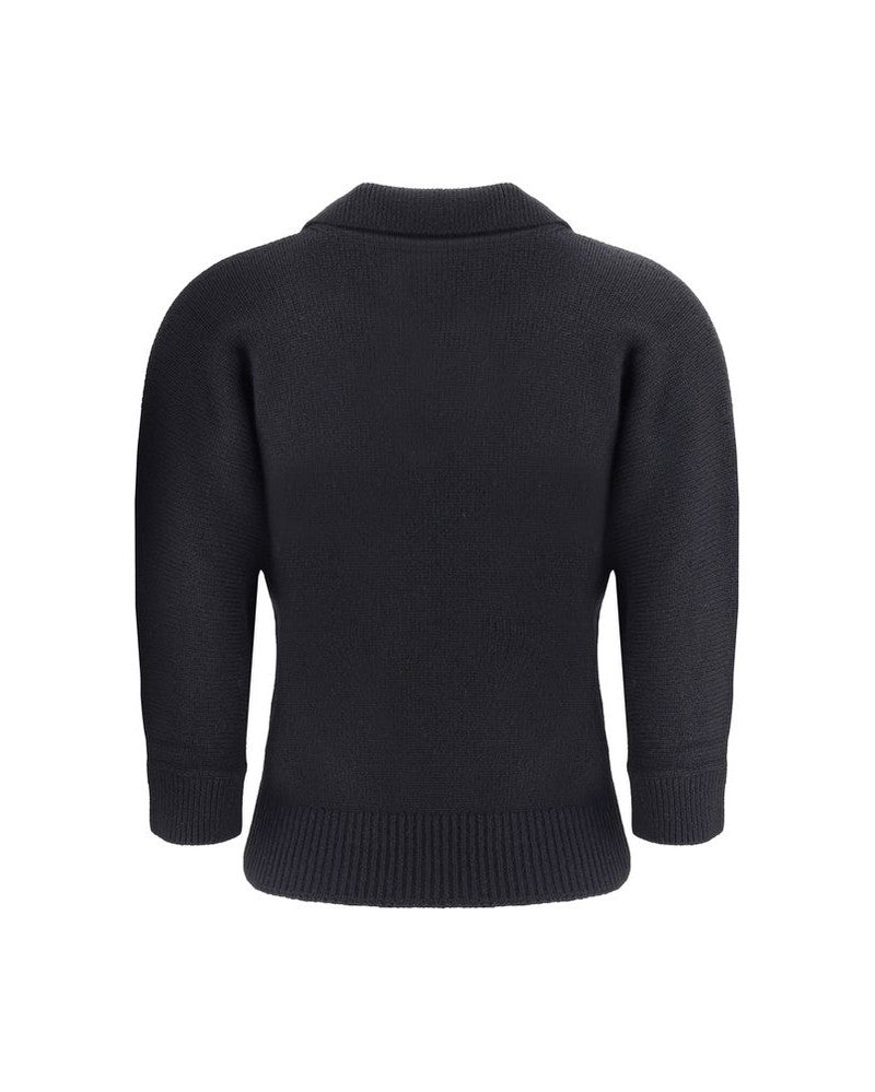 Khaite Black Cashmere Sweater