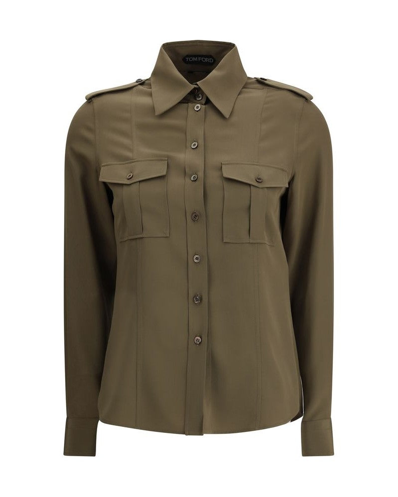 Tom Ford Silk Bicolor Dress Shirt Glam Steals