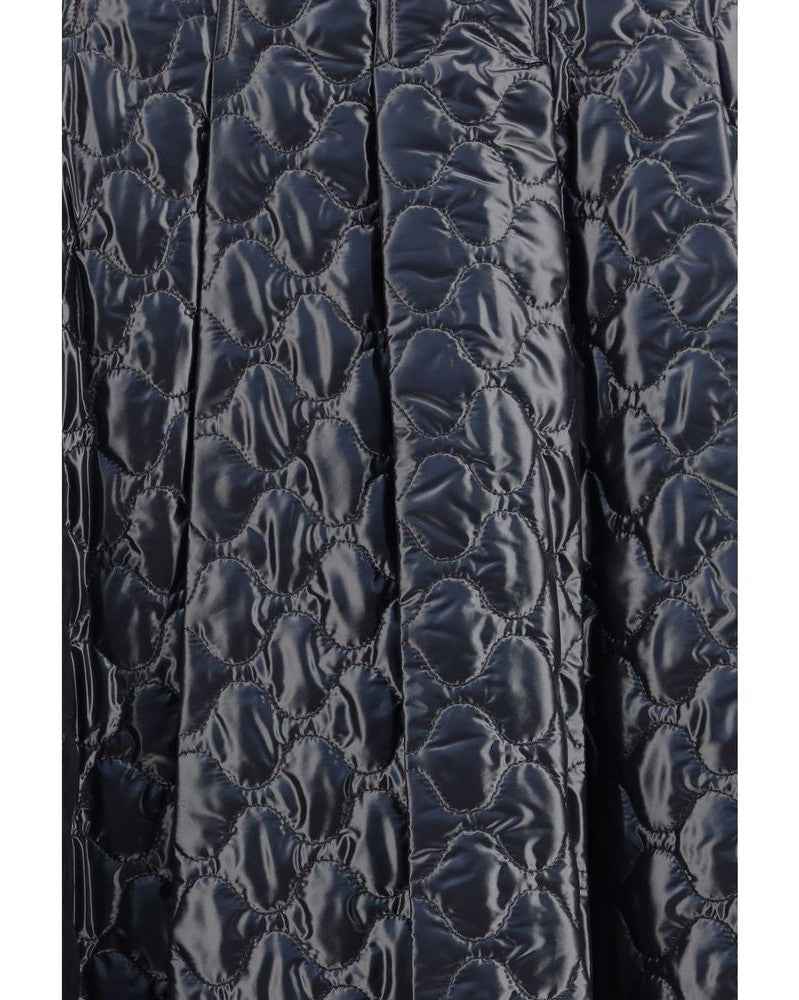 Moncler Black Polyamide Midi Skirt