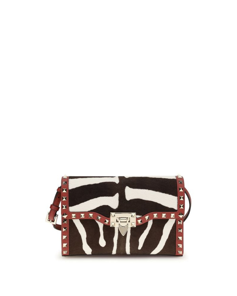 Valentino Garavani Multicolor Calf Leather Bos Taurus Shoulder Bag Glam Steals