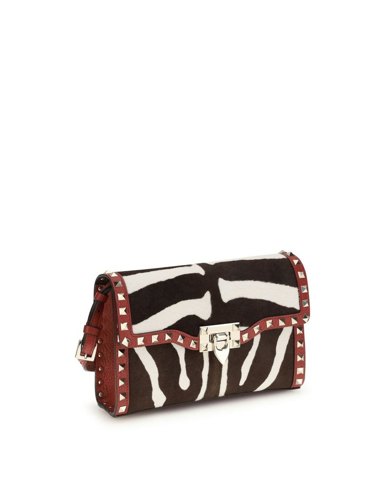 Valentino Garavani Multicolor Calf Leather Bos Taurus Shoulder Bag Glam Steals