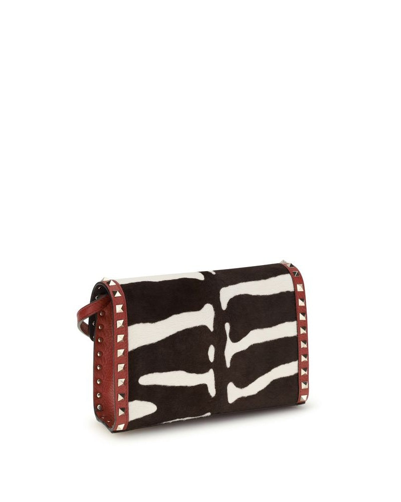 Valentino Garavani Multicolor Calf Leather Bos Taurus Shoulder Bag Glam Steals