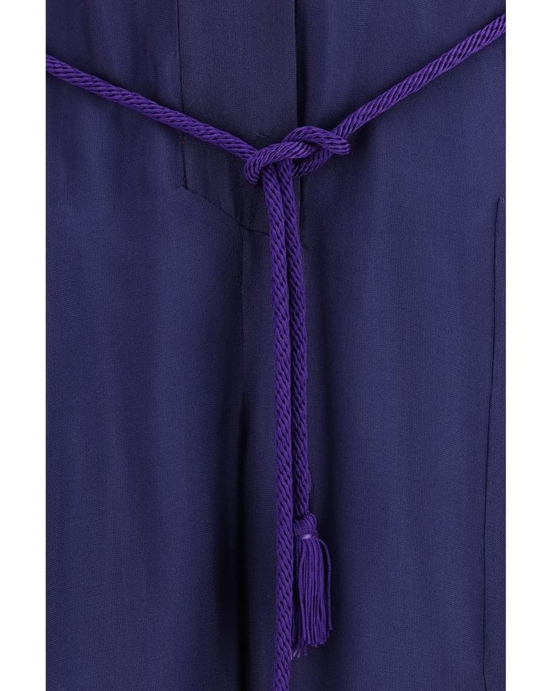 Giorgio Armani Blue Viscose Jumpsuit Glam Steals