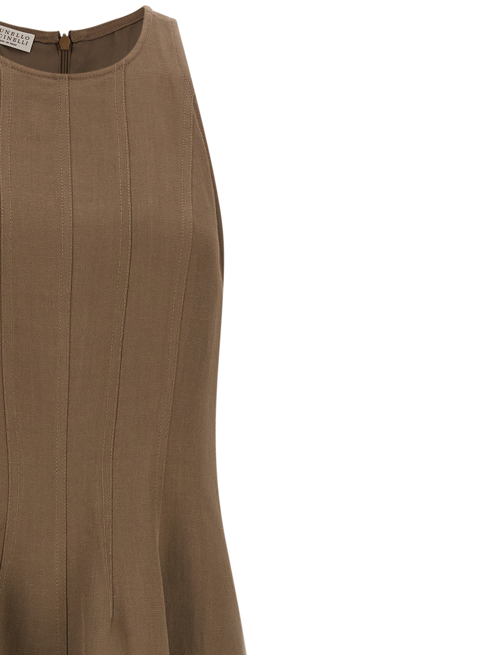Brunello Cucinelli Brown Dress 