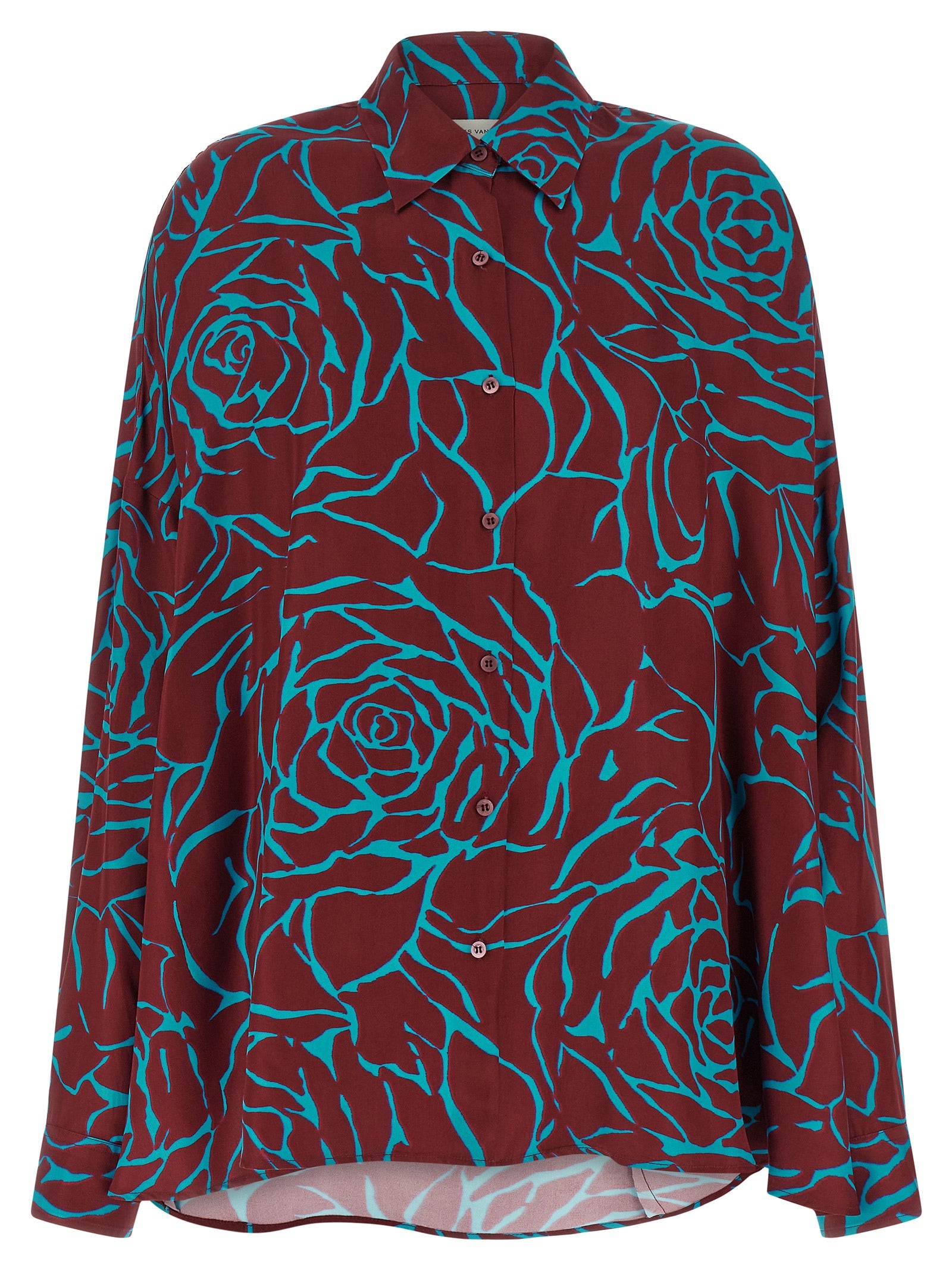Dries Van Noten Burgundy Blouse 